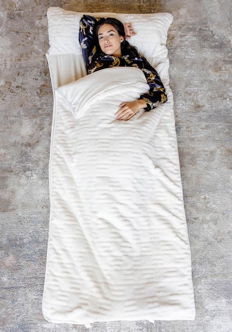 fake fur sleeping bag|donna salyers faux fur sleeping bag.